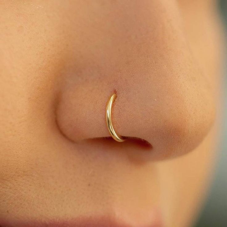 Piercing Arito Nariz Acero DORADO