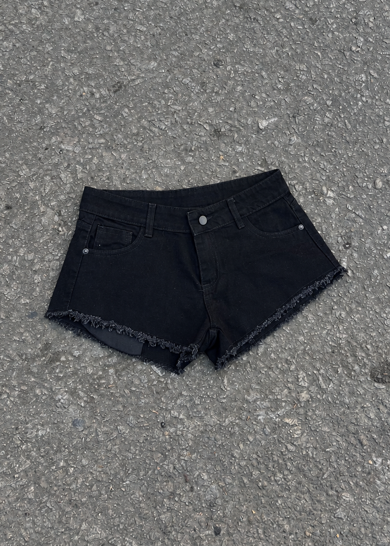 Micro Short Tiro Bajo - NEGRO