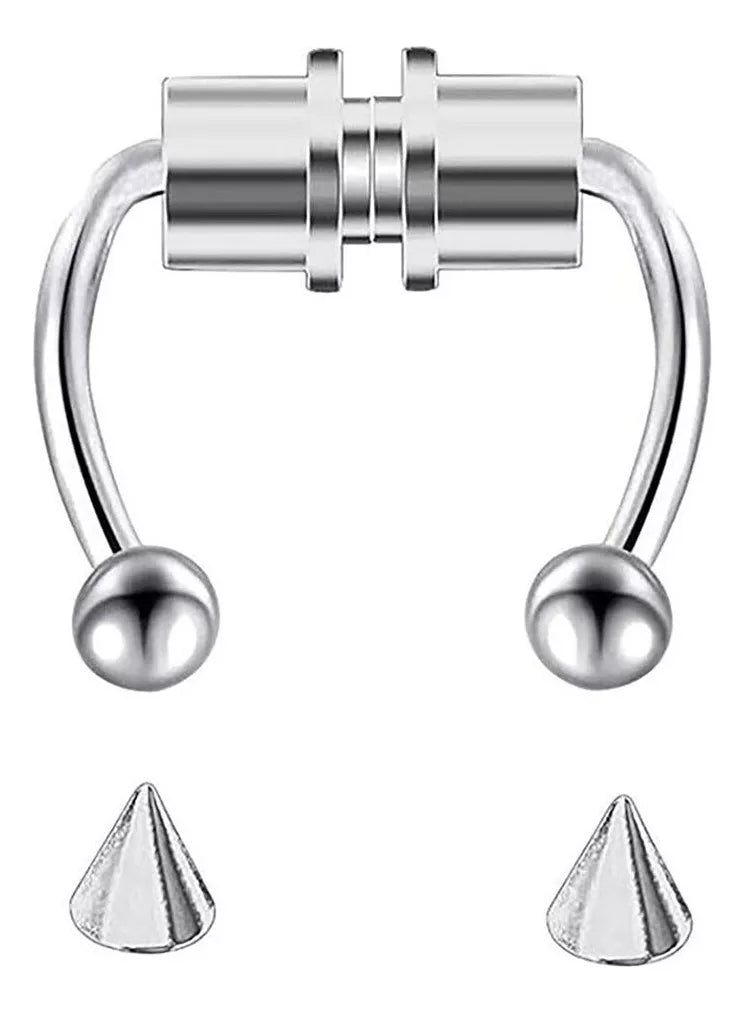 Piercing Falso Septum Nariz Imantado Acero