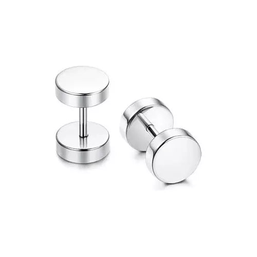 PIERCING INDIVIDUAL PARA OREJA ACERO UNISEX - PLATEADO