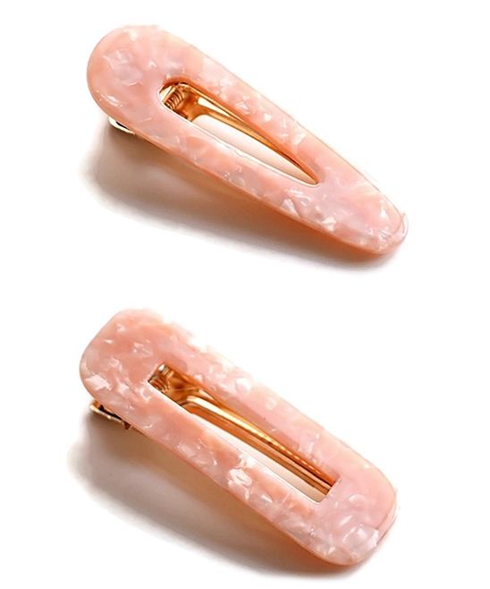 SET BROCHES ROSA