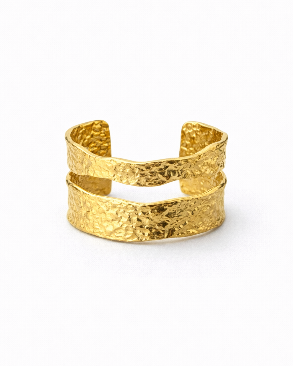 PULSERA METÁLICA con linea central - Dorada
