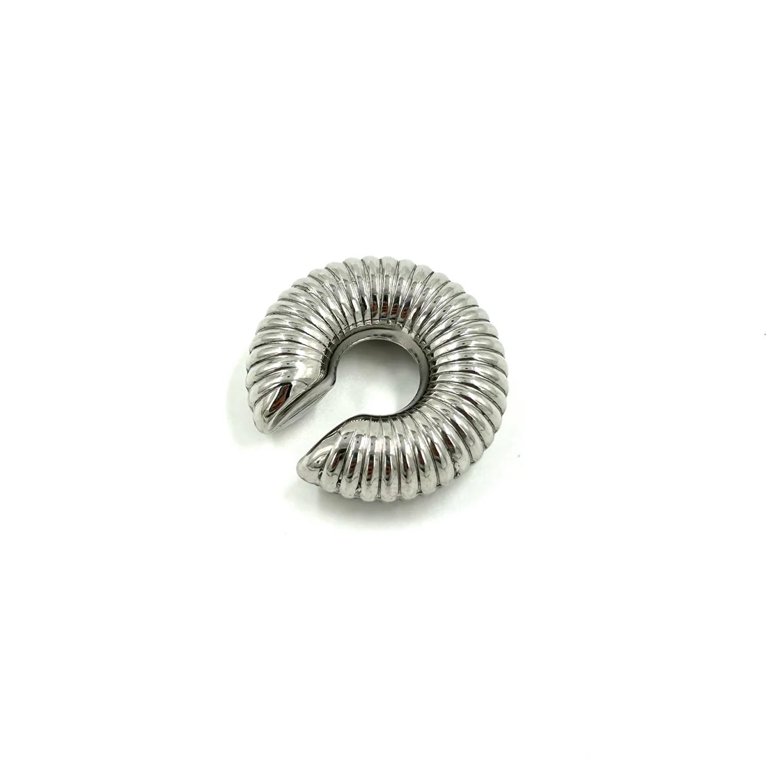 Earcuff Acero Mujer - TREPADOR PERLA