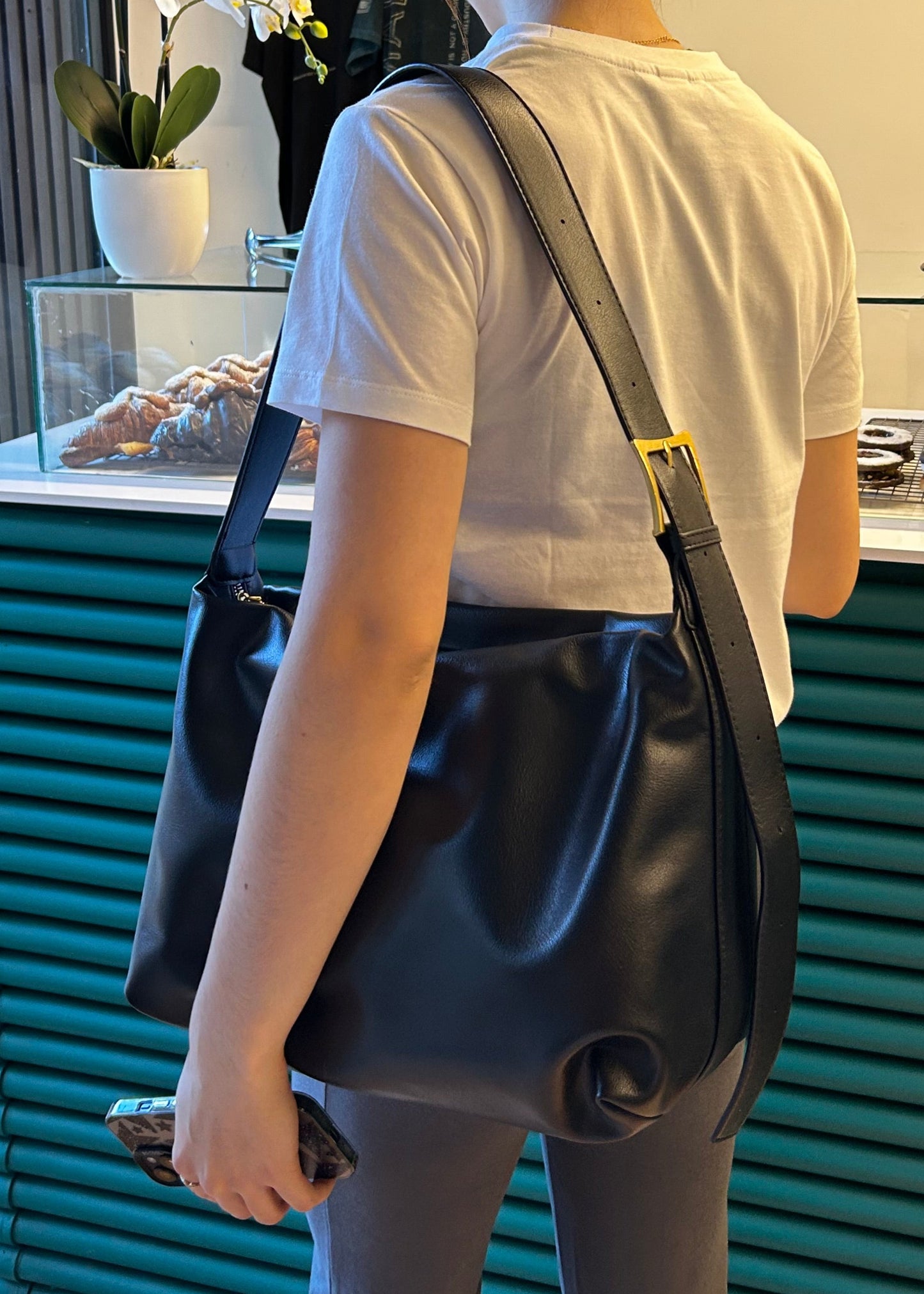Cartera Mujer - XL CON HEBILLA NEGRA