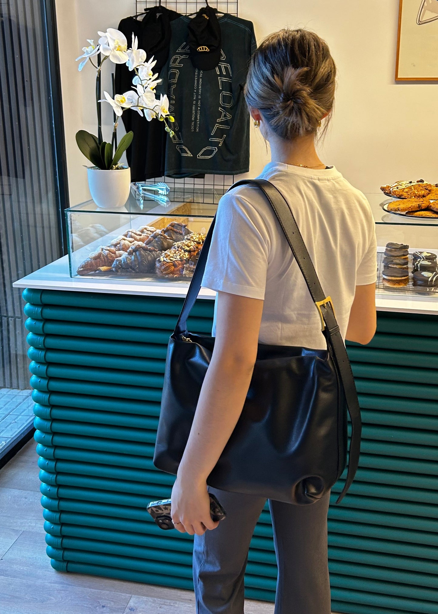 Cartera Mujer - XL CON HEBILLA NEGRA