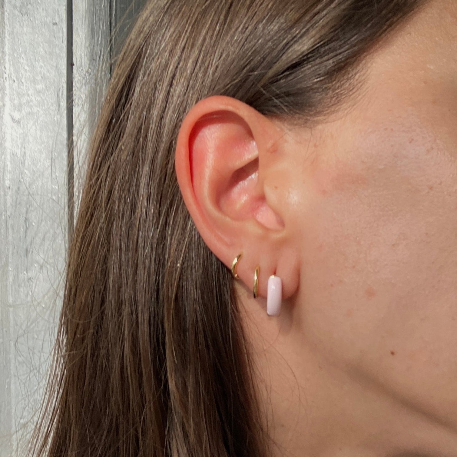 aros en plata 925 bañados en oro, aros de mujer dama pendientes