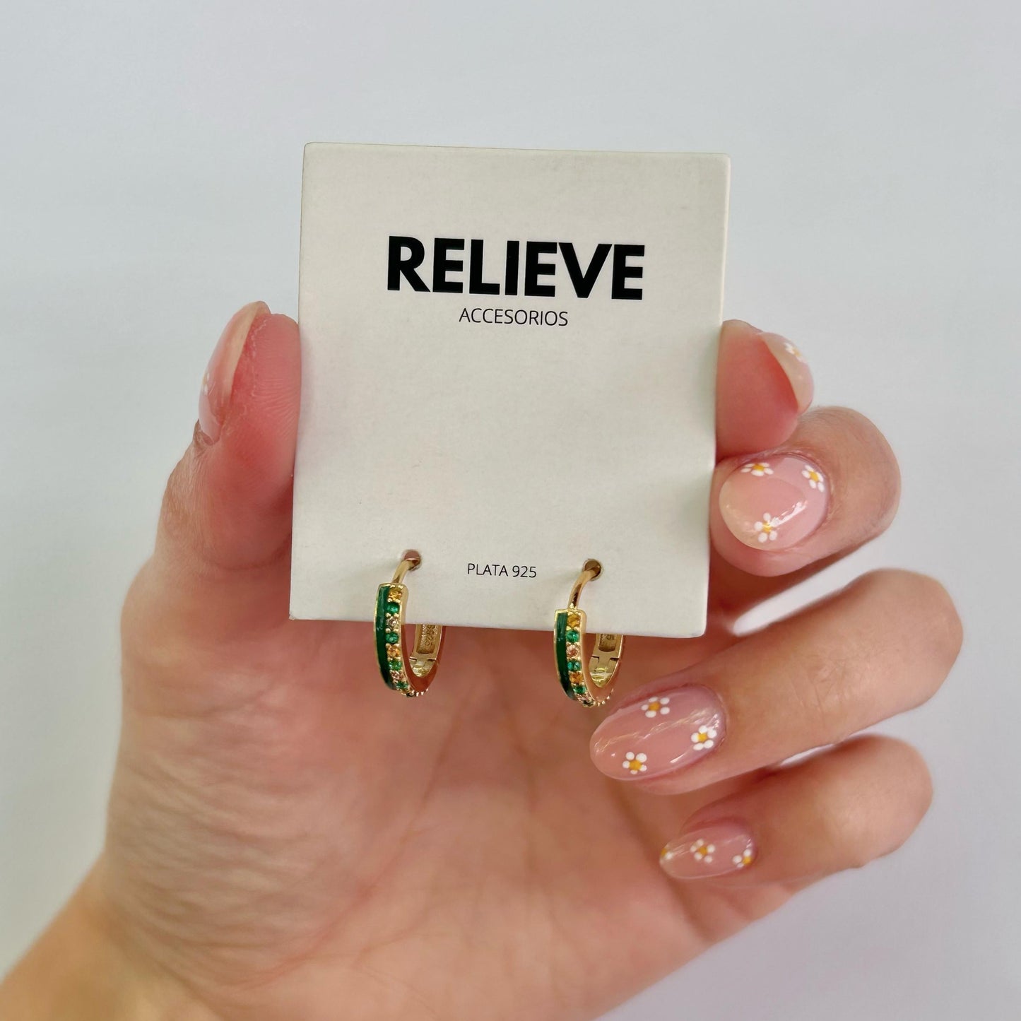 Aros Plata 925 Mujer - GREY