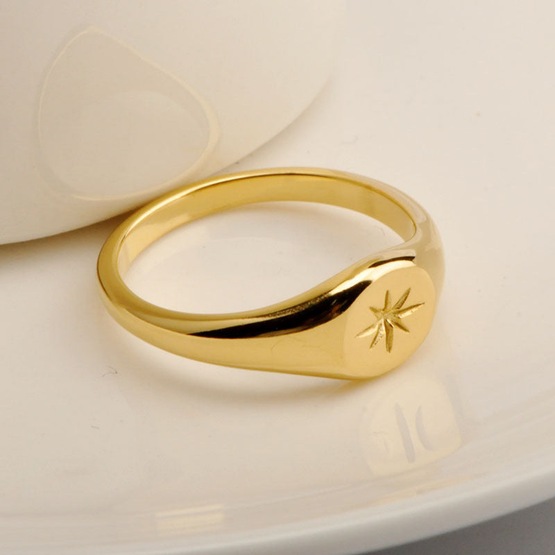 Anillo de Acero Mujer - ESTRELLA DE BELÉN