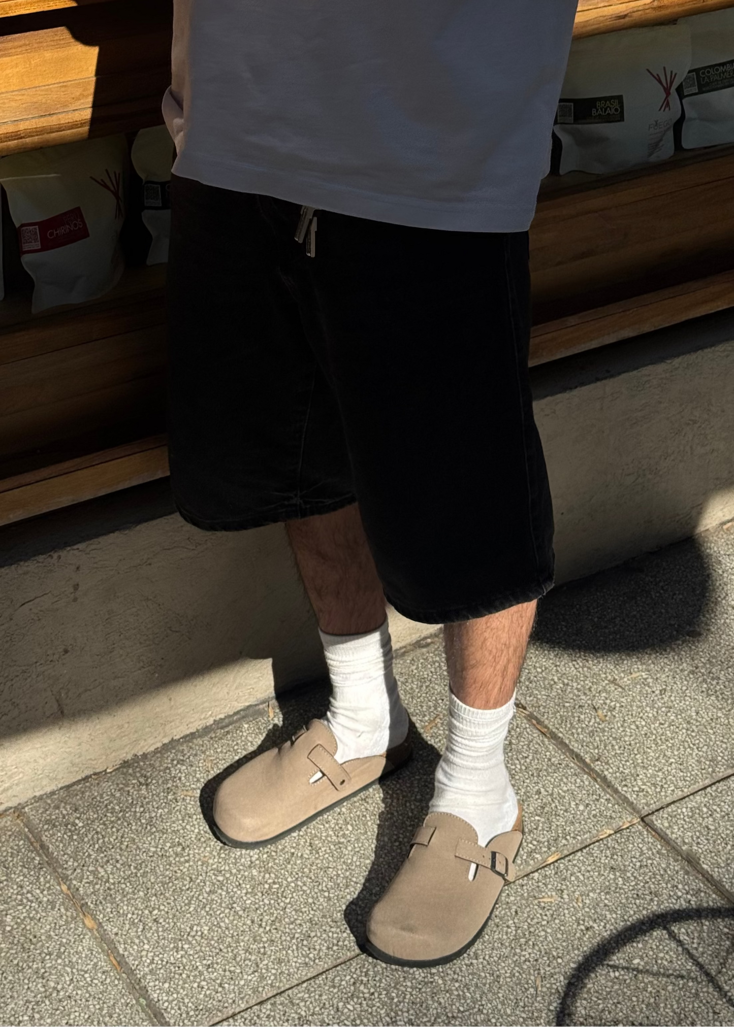 Zuecos de hombre - BEIGE PREVENTA
