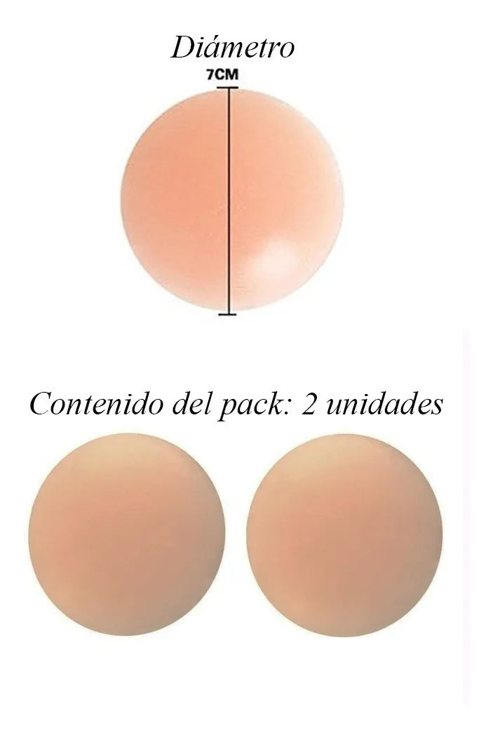 Cubre pezones de silicona - Beige