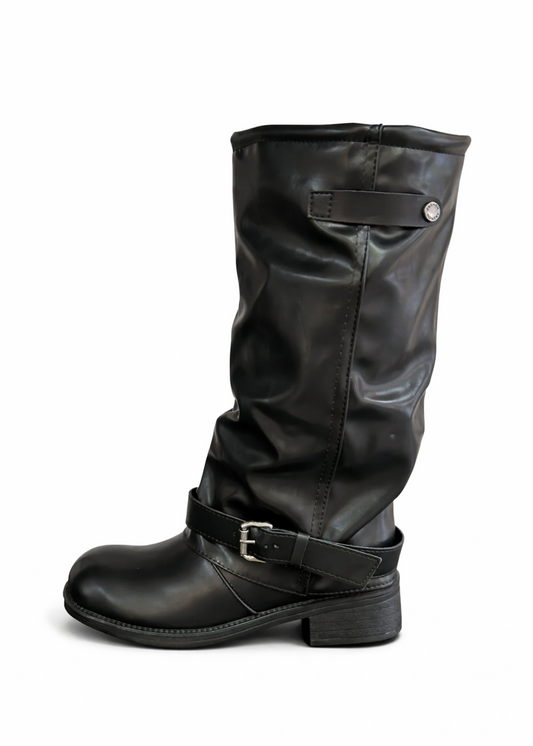Botas Mujer Cow - Negras