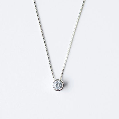 Collar Acero Mujer - Punto de luz