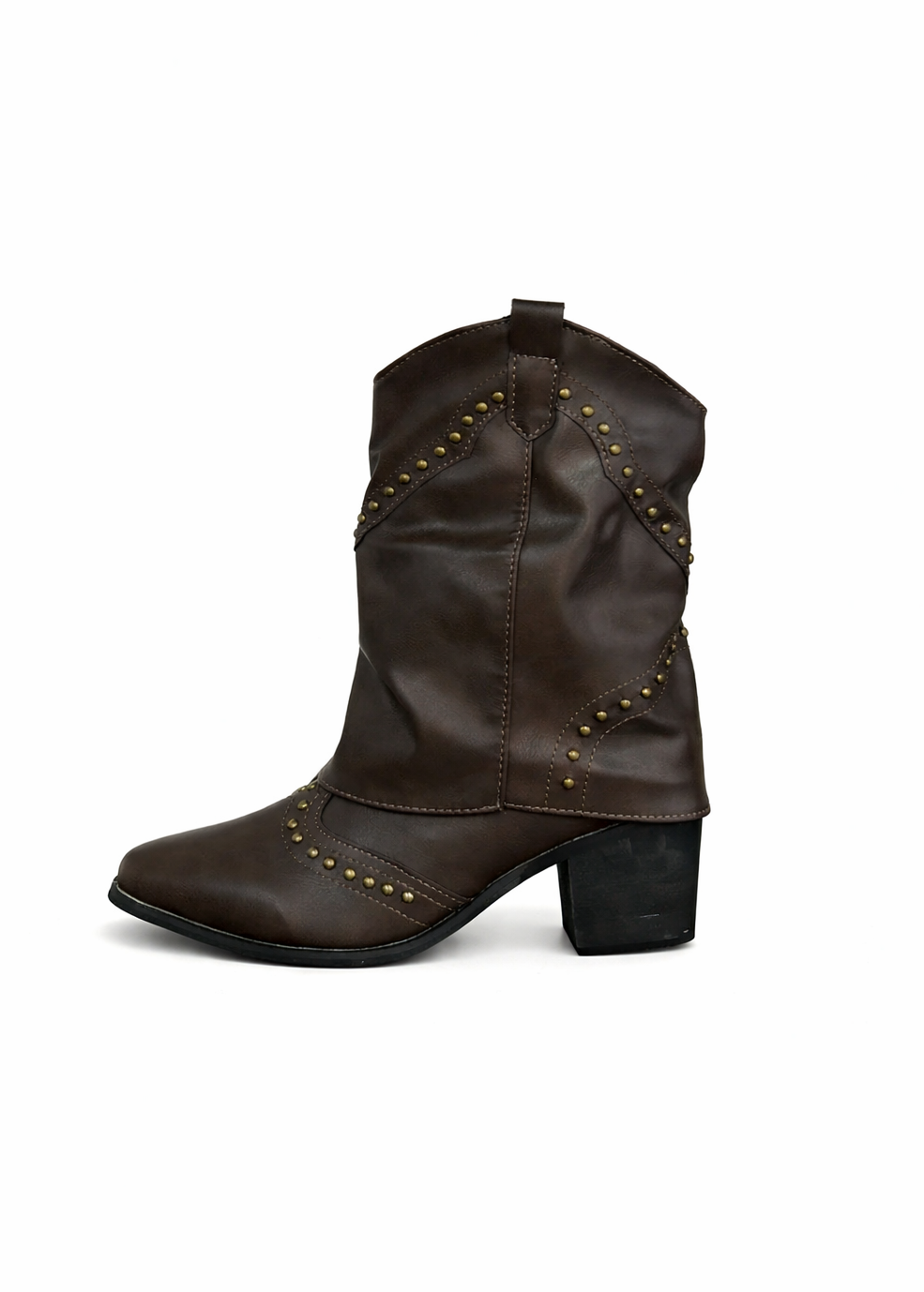 Botas Mujer Mini Texanas - Marrones