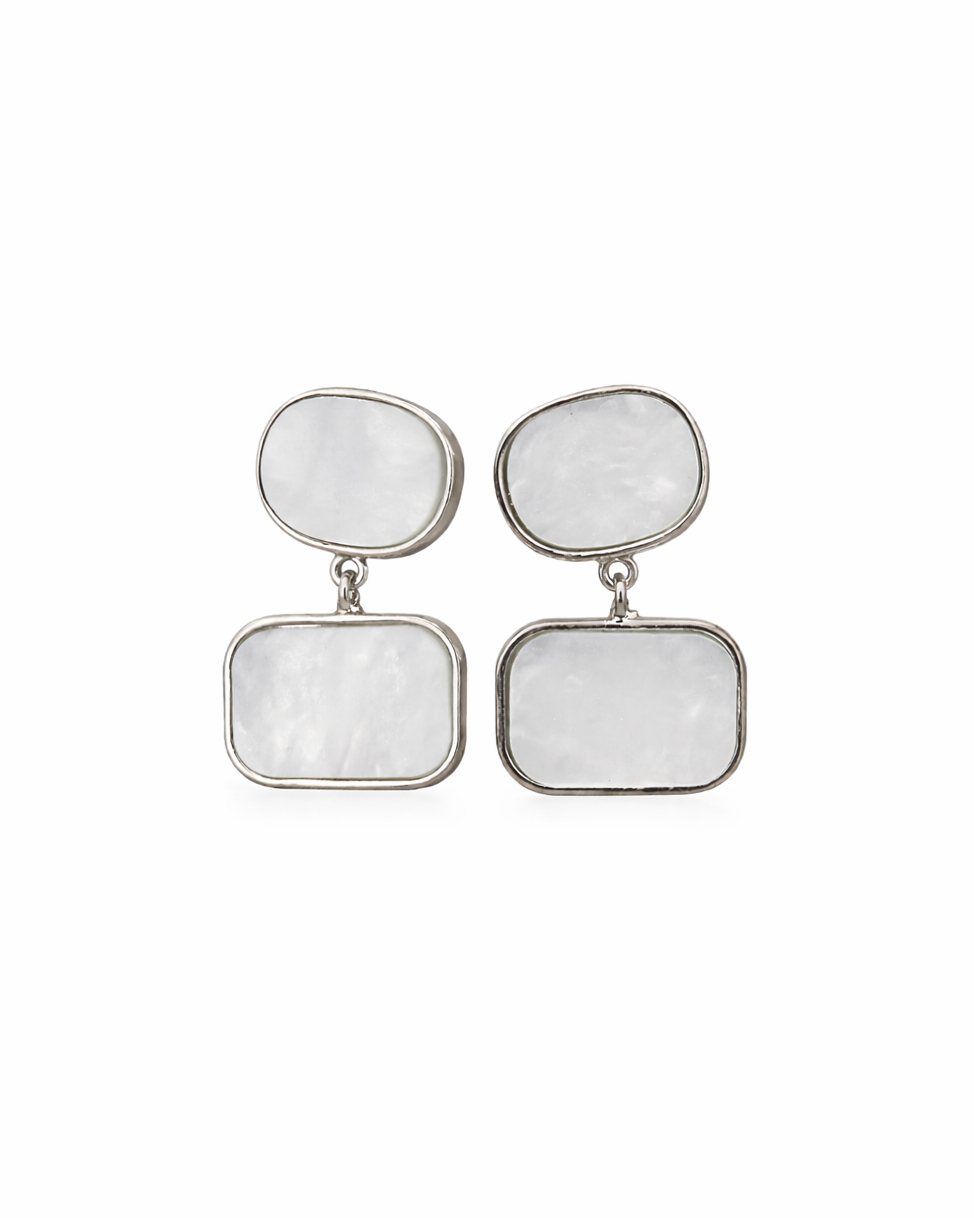 Aros Acero Mujer - Plateado