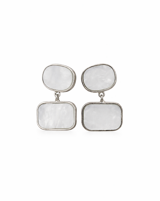 Aros Acero Mujer - Plateado