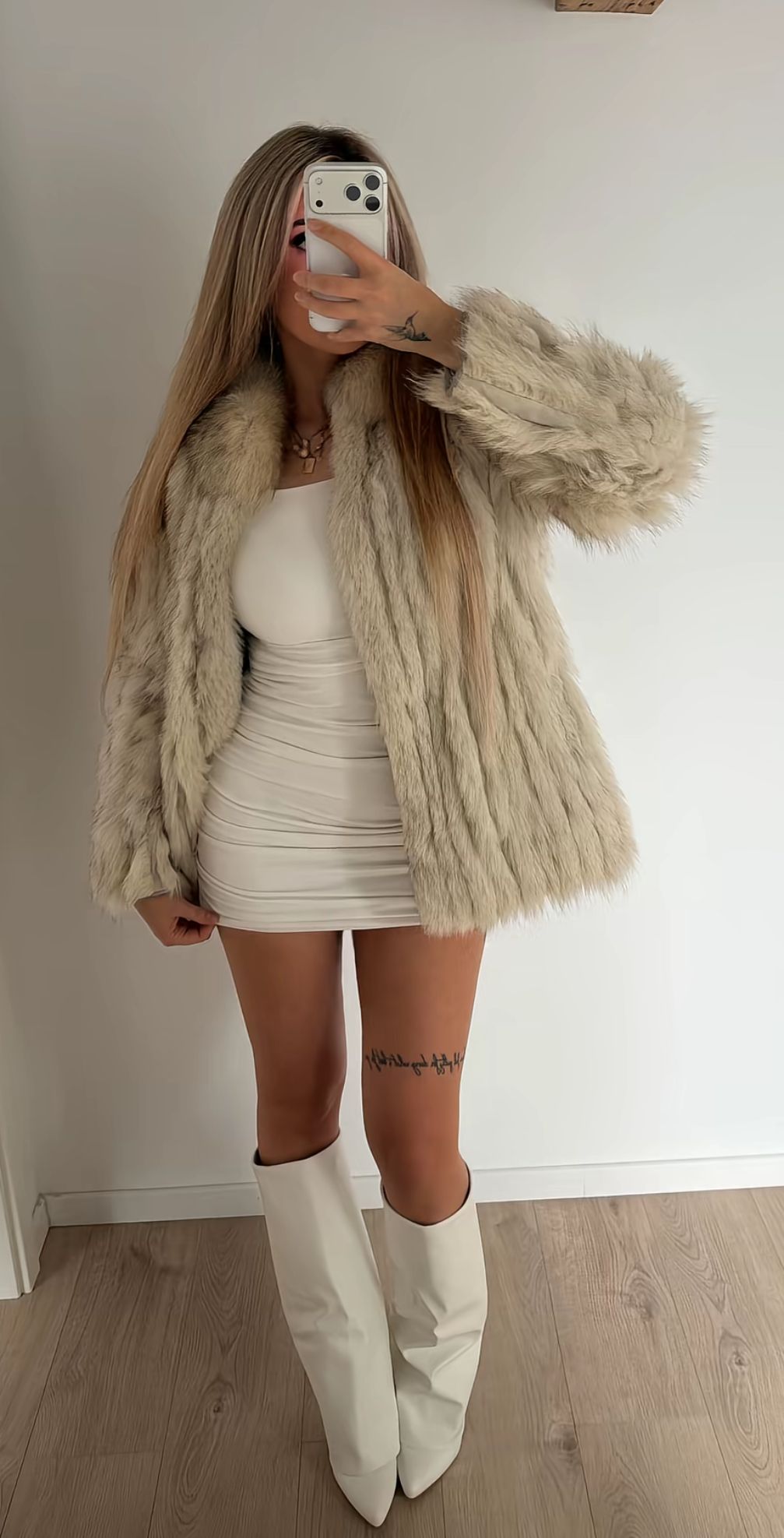 Botas Mujer Blanco Hueso - SHARK RECTAS