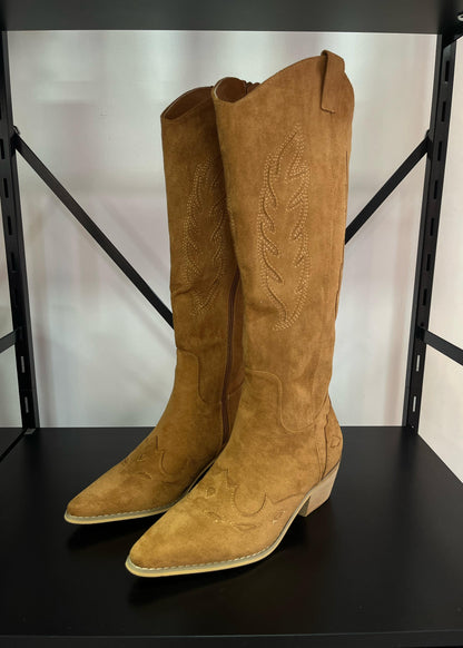 Botas Mujer Texanas - Coachella CAMEL