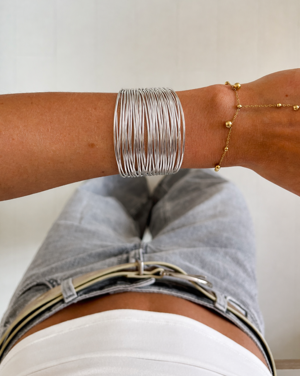 PULSERA METÁLICA - Plateada