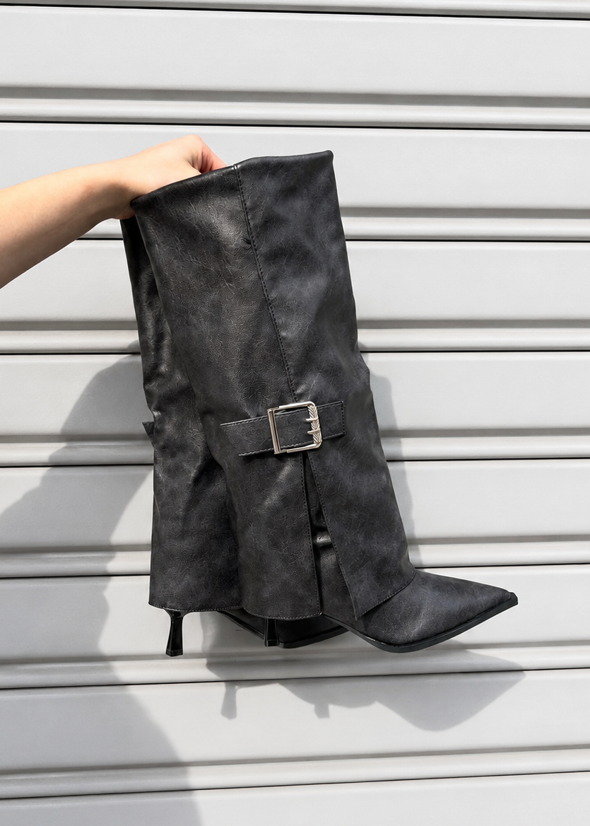 Botas Kitten - GRIS OSCURO