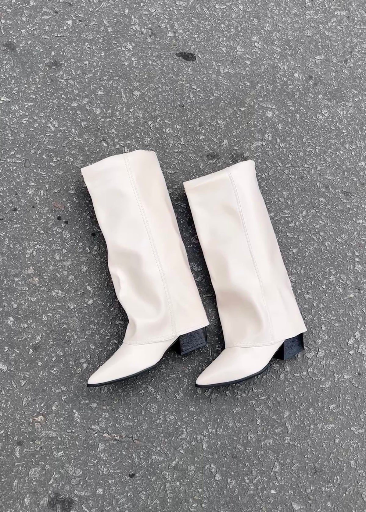 Botas Mujer Blancas - SHARK RECTAS