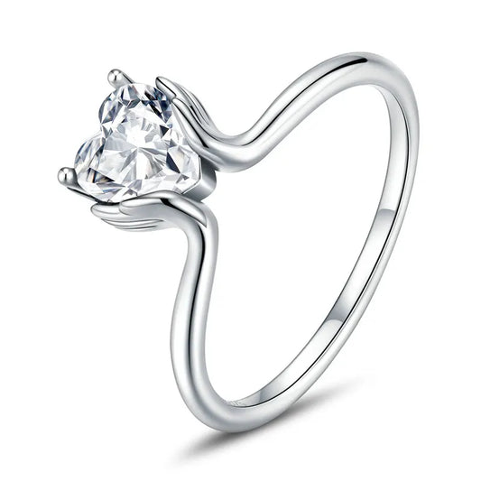 anillo plata 925 con circonia mujer dama accesorios