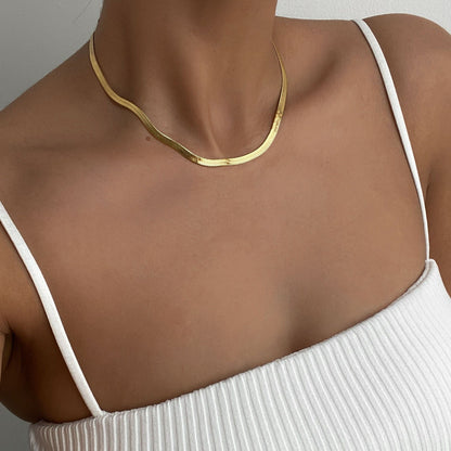 Collar Mujer Acero - SERPIENTE
