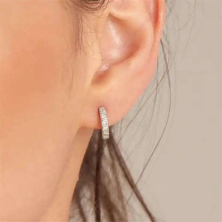 AROS Plata 925 Mujer - JAZMÍN (PAR)