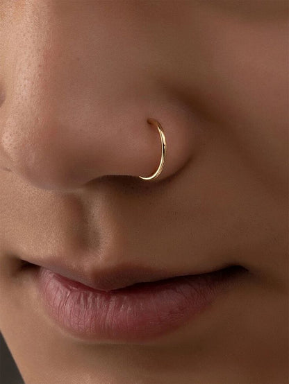 Piercing Arito Nariz Acero DORADO