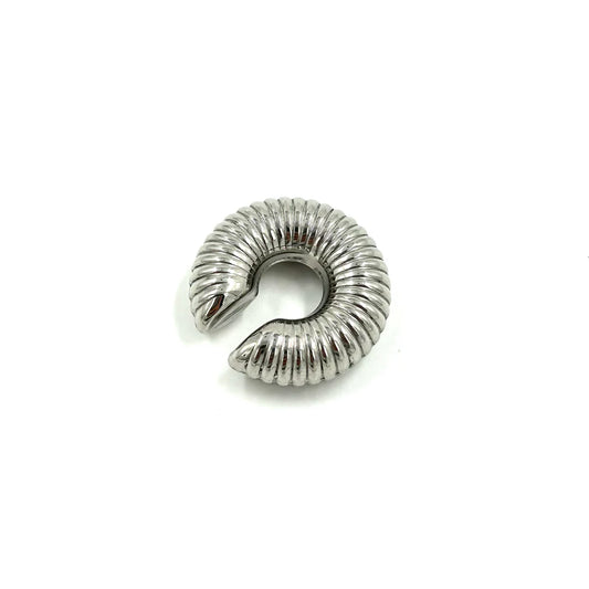 Earcuff Acero Mujer - TREPADOR PERLA