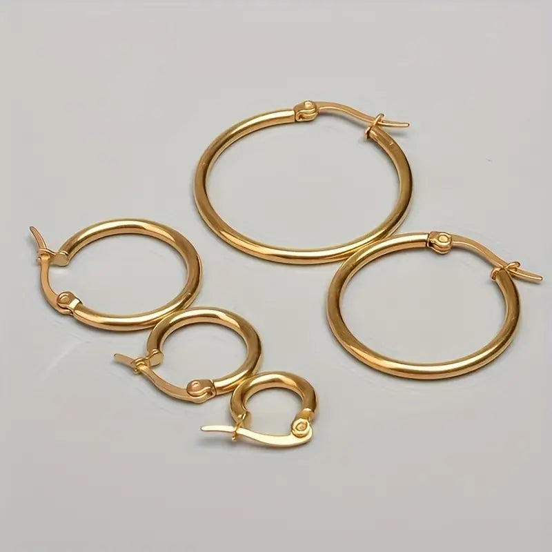 Aros Acero Mujer - ROSI