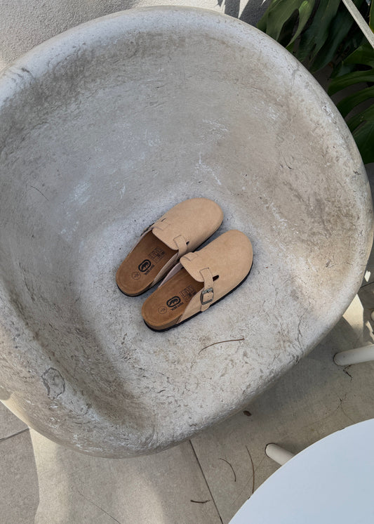 Zuecos Mujer - BEIGE