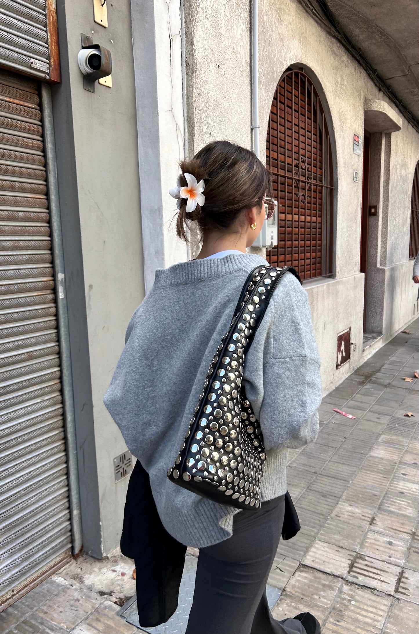 Cartera Mujer - FULL TACHAS NEGRA