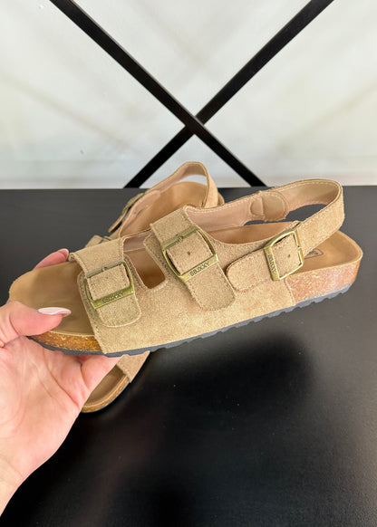 Sandalias Gladiadoras - Marrón claro