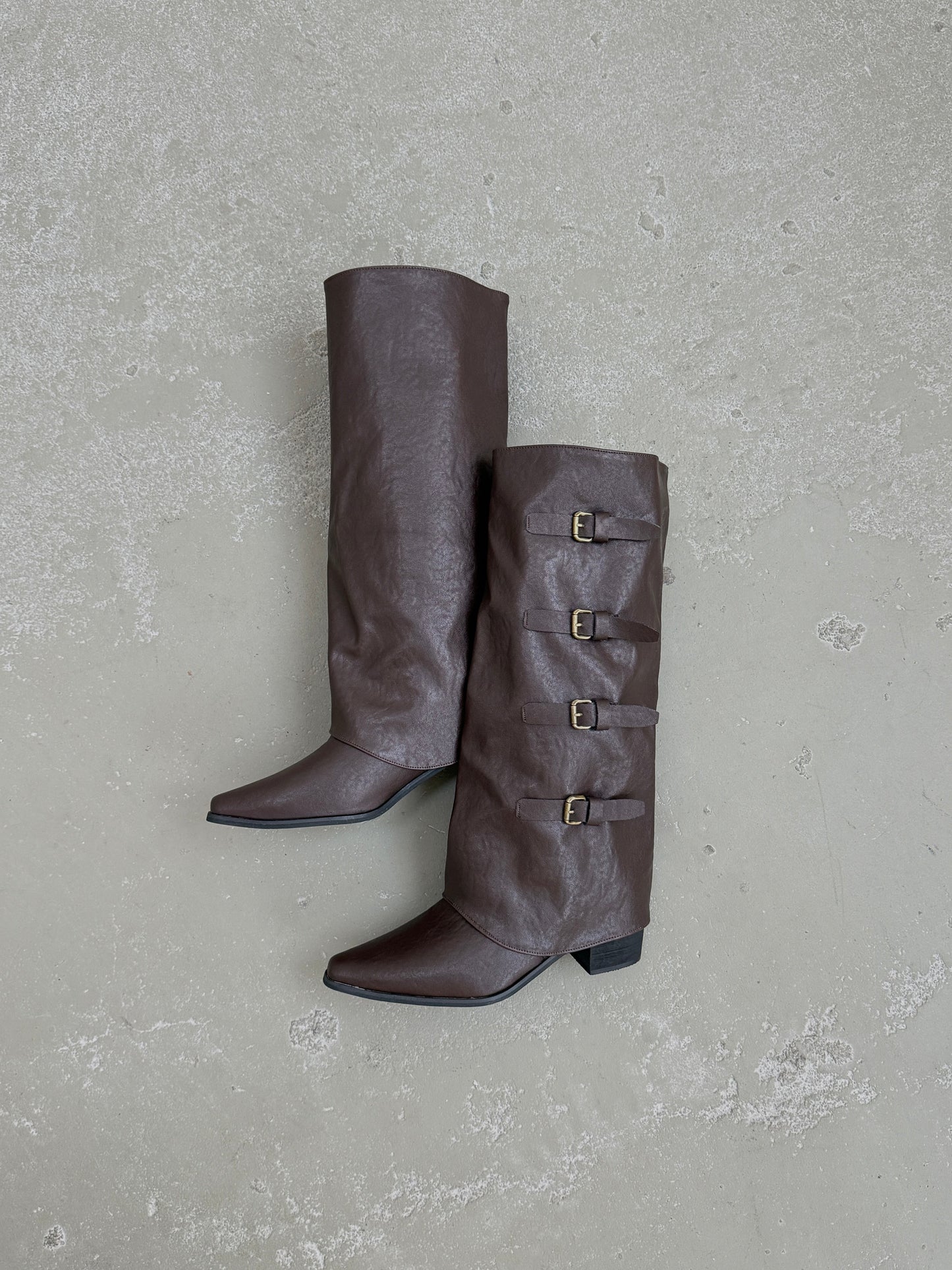 Botas Mujer Slouchy - Marrón