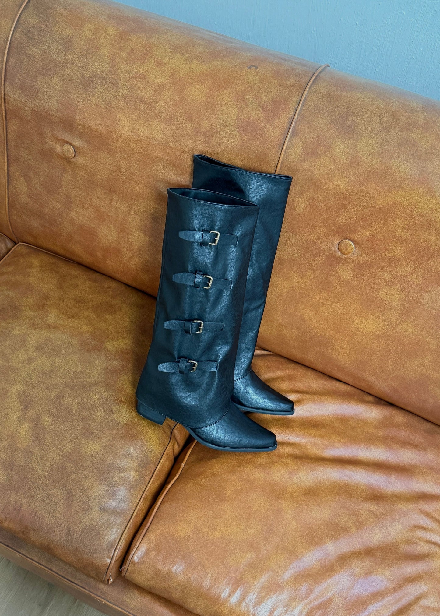 Botas Mujer Slouchy - Negras