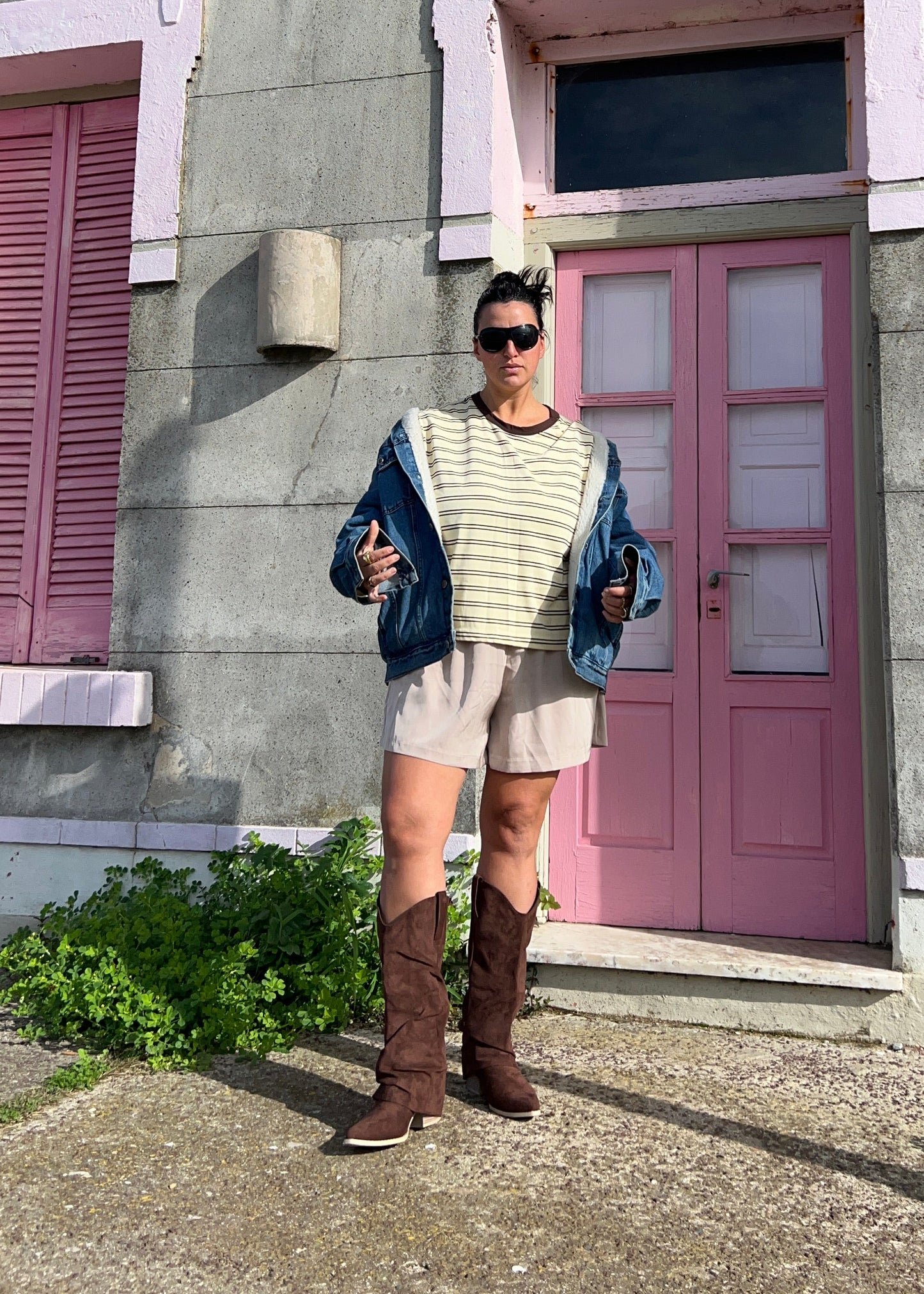 Botas Mujer - TEXANAS COW MARRONES