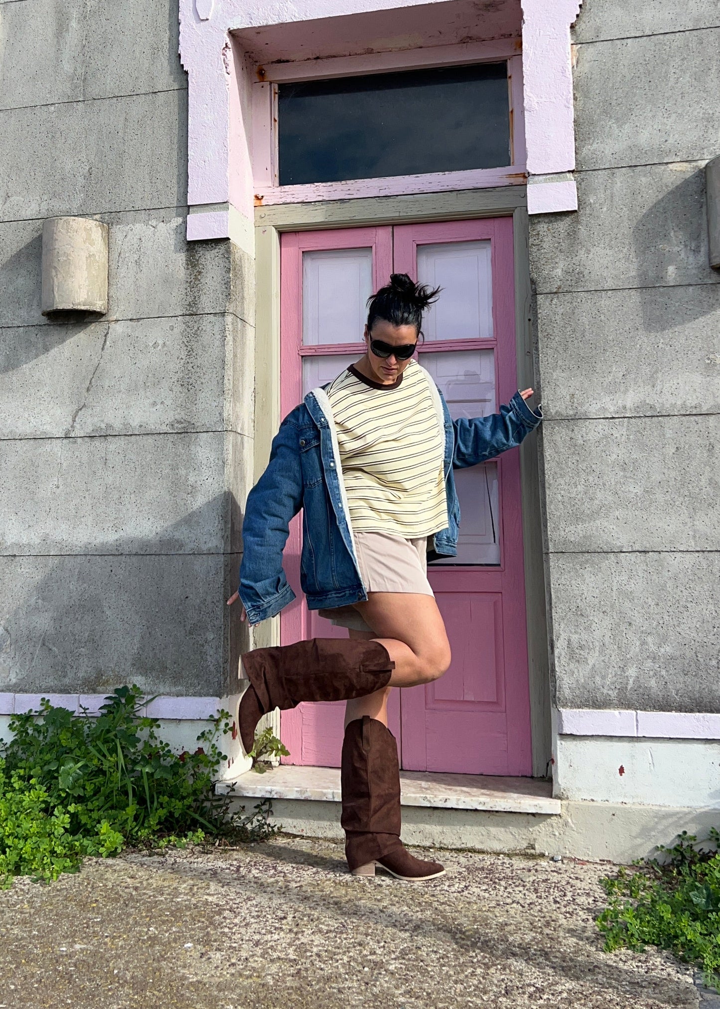 Botas Mujer - TEXANAS COW MARRONES