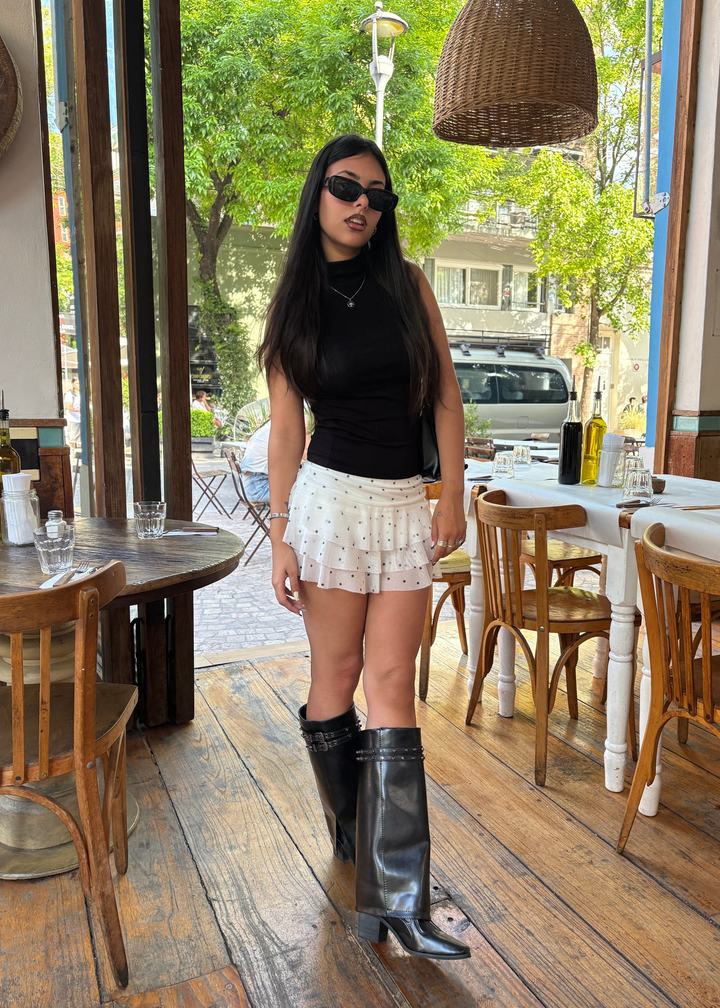 Botas Mujer SHARK HEBILLAS - NEGRO / PREVENTA