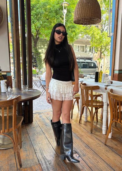 Botas Mujer SHARK HEBILLAS - NEGRO / PREVENTA