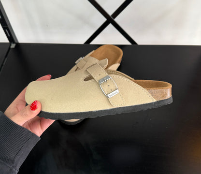 Zuecos Mujer - BEIGE