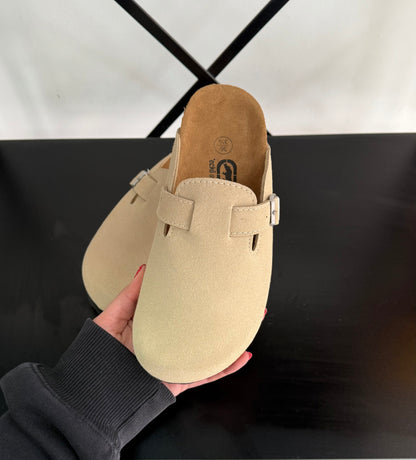 Zuecos Mujer - BEIGE