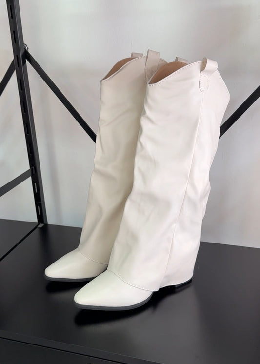 Botas Mujer SHARK BLANCAS | Para looks de noche
