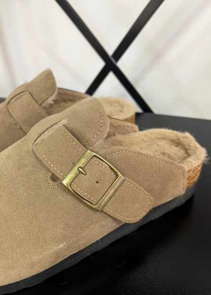 Zuecos Peludito - BEIGE