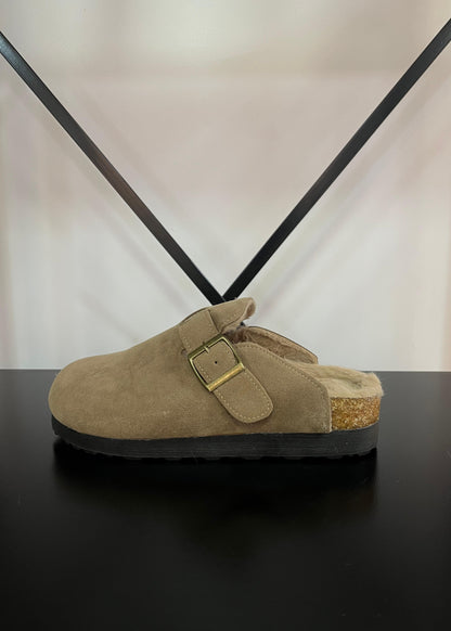 Zuecos Peludito - BEIGE