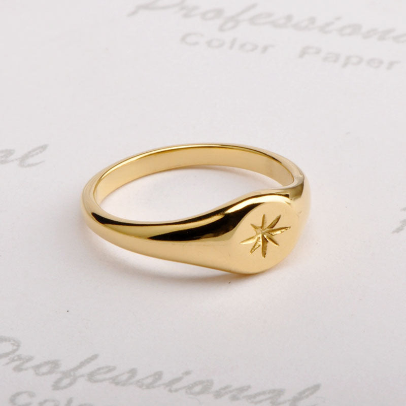 Anillo de Acero Mujer - ESTRELLA DE BELÉN