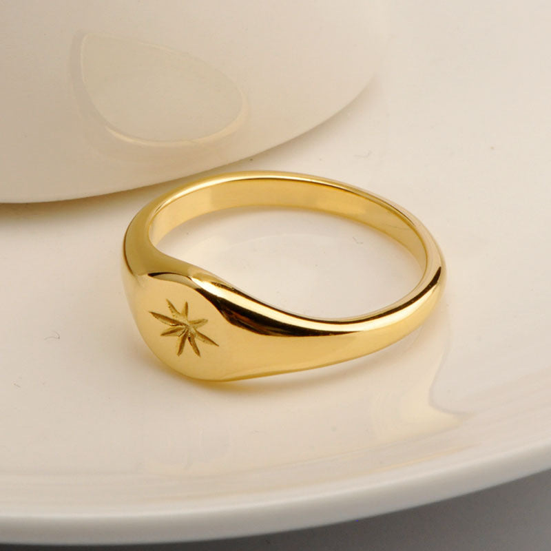 Anillo de Acero Mujer - ESTRELLA DE BELÉN
