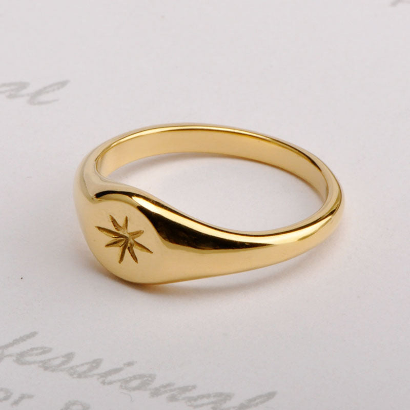 Anillo de Acero Mujer - ESTRELLA DE BELÉN