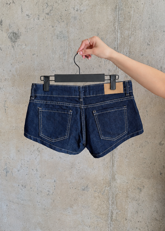 Micro Short Tiro Bajo - AZUL OSCURO