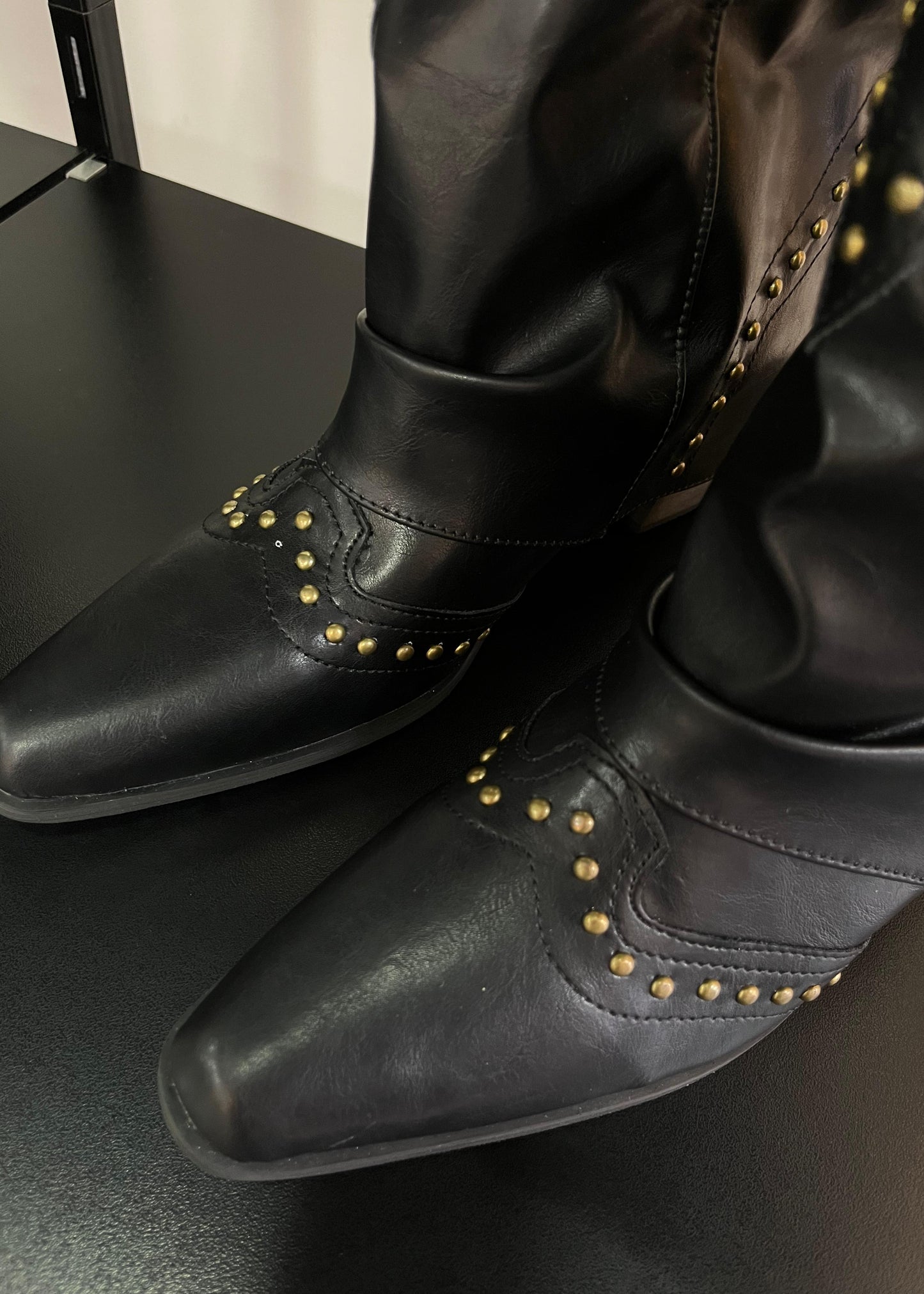 Botas TEXANA SHARK CORTA Mujer - Negras