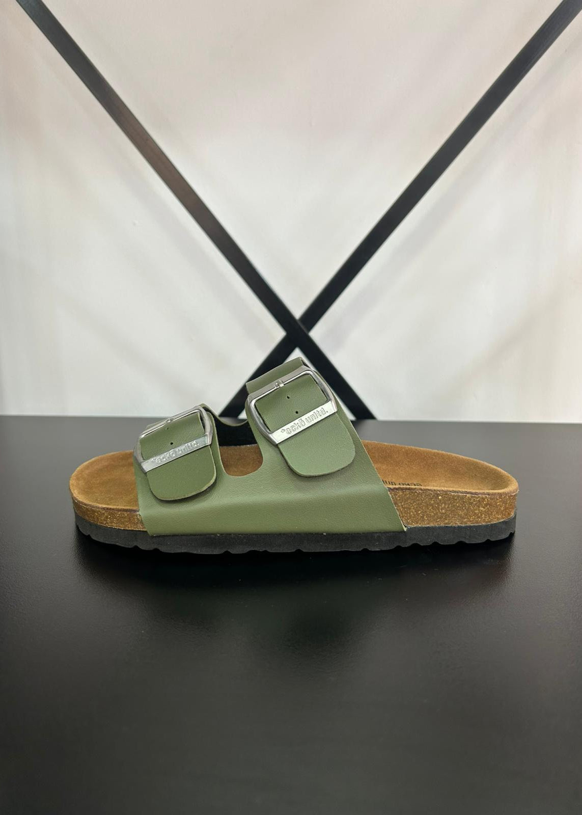 Sandalias Dos Tiras Mujer - Verdes